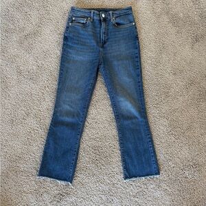 Zara Dark Blue Straight Leg Jeans
